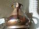 Antique 2 Gal.  English Copper Ale Pitcher Lead Stamp 