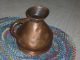 Antique 2 Gal.  English Copper Ale Pitcher Lead Stamp 