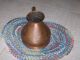Antique 2 Gal.  English Copper Ale Pitcher Lead Stamp 
