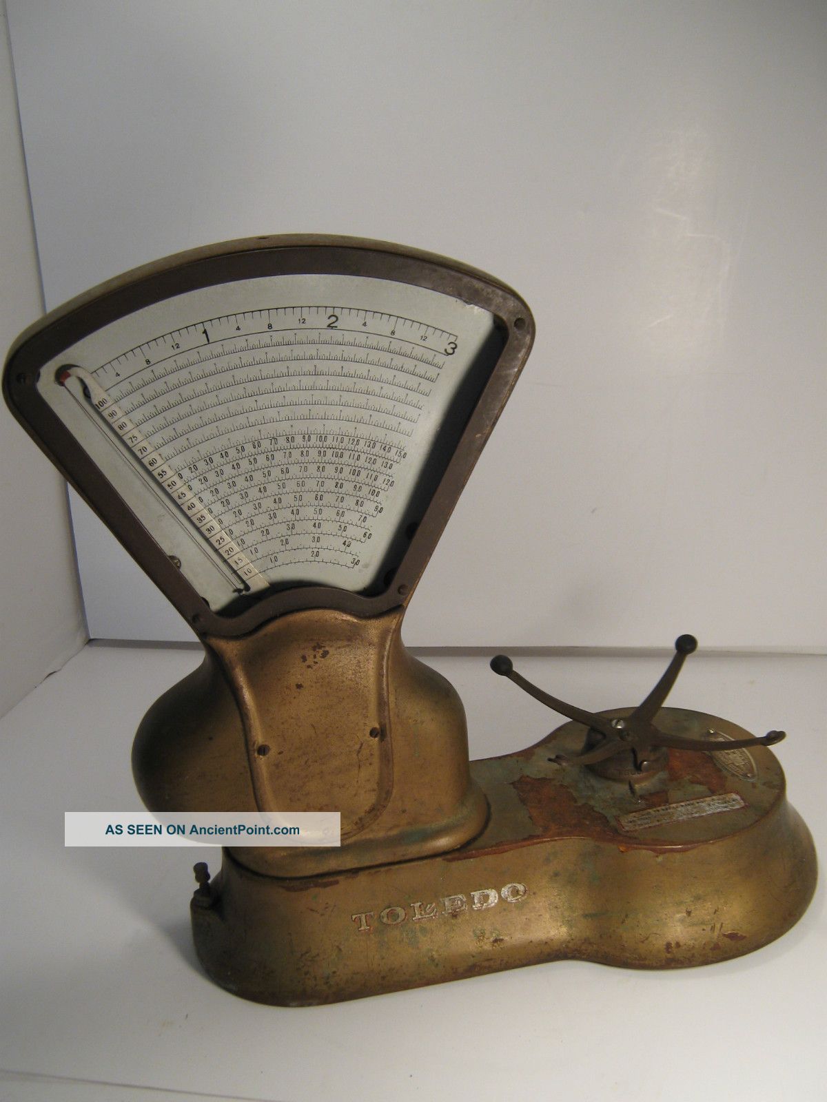 Antique Toledo 3lb Scale Patent July 28,  1903 Style No 106 No 67526 Need Glass Scales photo
