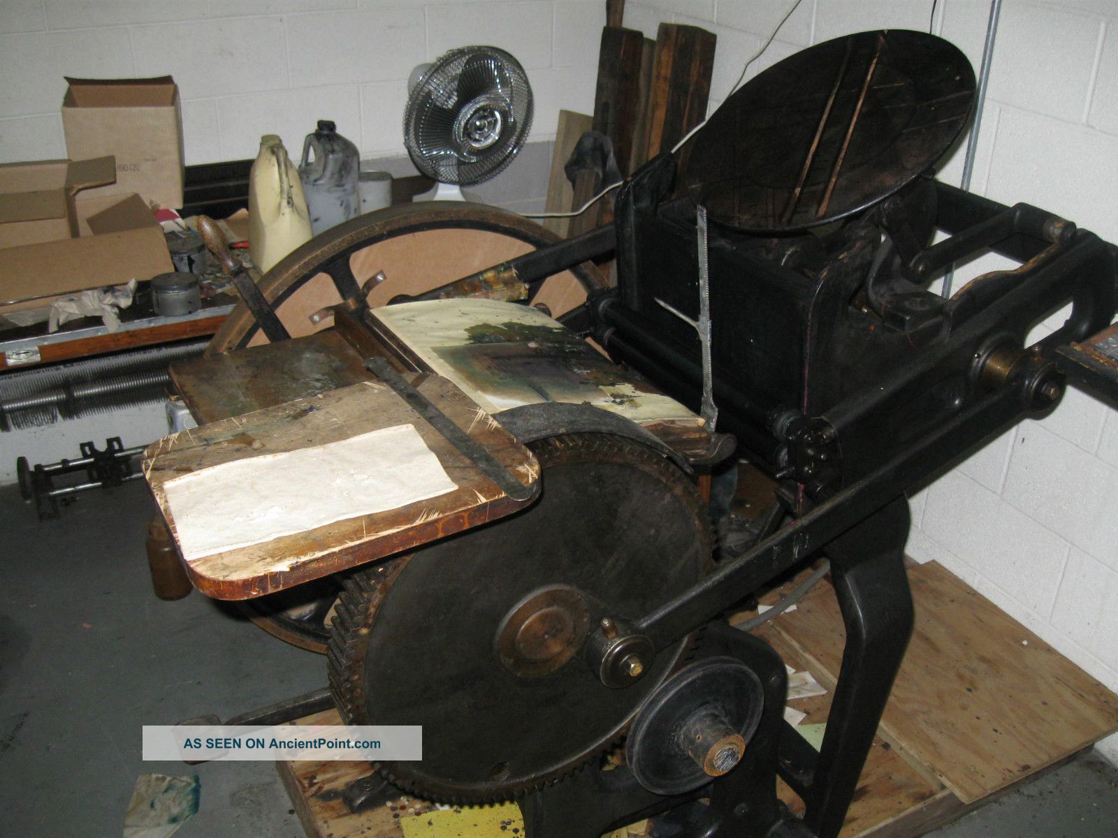 Vintage 1911 - 1915 Chandler & Price 10 X 15 Letter Press Binding, Embossing & Printing photo