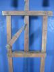 Rare Museum Quality 18th C.  American Painted Adjustable Ratchet Wooden Lighting Primitives photo 3
