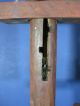 Rare Museum Quality 18th C.  American Painted Adjustable Ratchet Wooden Lighting Primitives photo 6