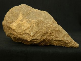 Big Lower Paleolithic Quartzite Hand Axe - 22 Cm - 700000 To 100000 Bp - Sahara photo