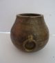 Old Vintage Hand Crafted Brass Measurement Tool Pot Collectible India photo 2