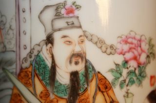 Antique Chinese Republic Period Enamelled Porcelain Hat Stand/vase photo