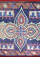 Stunning Antique American Folk Art Nouveau Geometric Design Hooked Rug Yqz Primitives photo 2
