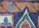 Stunning Antique American Folk Art Nouveau Geometric Design Hooked Rug Yqz Primitives photo 6