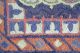 Stunning Antique American Folk Art Nouveau Geometric Design Hooked Rug Yqz Primitives photo 8