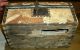 Antique 1700s - 1800s Primitives Hide Chest Kitchen Tools Chalk Board Etc Vafo Primitives photo 10