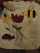 Primitive Folkart Vintage Grungy Lady Bug Bee Doll Crows And Sunflowers Primitives photo 5