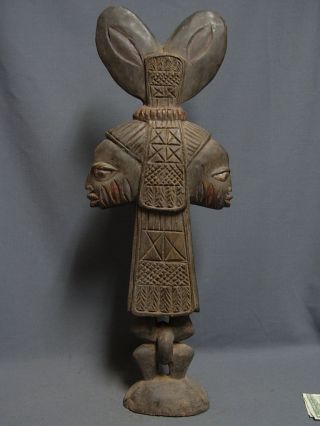 Janus Shango Shrine Figure,  Yoruba,  Nigeria / Santeria photo