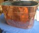 Antique Copper Kettle Laundry Boiler With Flood City Washing Plunger Must L@@k Other photo 1