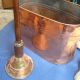 Antique Copper Kettle Laundry Boiler With Flood City Washing Plunger Must L@@k Other photo 5