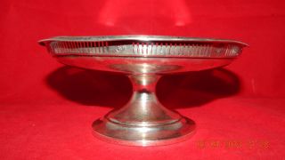 Antique Sterling Silver Towle Compote Hollow Pedestal Nut Or Candy Dish 4.  6 Oz photo