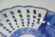 D593: Real Japanese Old Imari Blue - And - White Namasu Plate With Chinese Poetry Plates photo 2