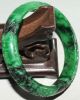Ancient Chinese Green Jade Handwork Carved Embossment Pattern Jade Bracelet Bracelets photo 7