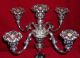 Wallace - Grand Pair 5 Branched Candelabrum,  Extra Heavy Robust Pattern Candlesticks & Candelabra photo 4