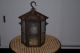 Rare Quality Arts & Craft Wrought Iron 6 Angular Lantern Chandeliers, Fixtures, Sconces photo 1