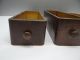 Of Three Antique Old Wood Wooden Sewing Machine Table Drawers Parts Nr Furniture photo 5