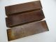Of Three Antique Old Wood Wooden Sewing Machine Table Drawers Parts Nr Furniture photo 6