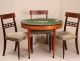 Fine Federal Neoclassical Satinwood Pembroke Antique Game Card Table C.  1800 - 20 1800-1899 photo 1