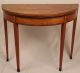 Fine Federal Neoclassical Satinwood Pembroke Antique Game Card Table C.  1800 - 20 1800-1899 photo 2