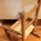 Antique Vintage Vtg.  Child ' S Wooden Wood Ladder Back Rocker Chair Natural Unknown photo 1