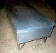 Aluminum Trunk Suitcase Coffee Table W/hairpin Fee.  Embossed Flower Accent On Top Post-1950 photo 10