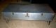 Aluminum Trunk Suitcase Coffee Table W/hairpin Fee.  Embossed Flower Accent On Top Post-1950 photo 7