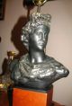Roman Greek Diana Bust Statue Figurine Table Lamp Light Fixture Chandeliers, Fixtures, Sconces photo 3
