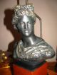 Roman Greek Diana Bust Statue Figurine Table Lamp Light Fixture Chandeliers, Fixtures, Sconces photo 4
