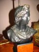 Roman Greek Diana Bust Statue Figurine Table Lamp Light Fixture Chandeliers, Fixtures, Sconces photo 7