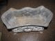 Antique Cast Wrought Iron Embossed Garden Planter Ribbons Vines Metalware photo 1