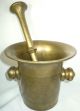 19 Century Solid Brass Mortar & Pestle,  Has Been In Same Family Over 140 Yrs Other photo 6