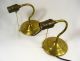 Pair Wall Sconces Cast Brass Newly Wired Ready For Use Made By Judi ' S Lampshades Chandeliers, Fixtures, Sconces photo 2