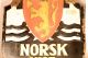 Norway Vise Council Sign Norsk Konsulate Porcelain Enamel Antique Embassy Vintag Signs photo 6