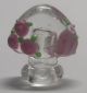 1 Vintage Crystal Oil/perfume Bottle Murano Art Deco Glass Charm Pendant Cz Bead Perfume Bottles photo 1