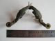 Antique Electric 2 Lamp Brass Wall Light Fitting 372grams Thailand Asia Siam Primitives photo 9