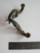 Antique Electric 2 Lamp Brass Wall Light Fitting 372grams Thailand Asia Siam Primitives photo 10
