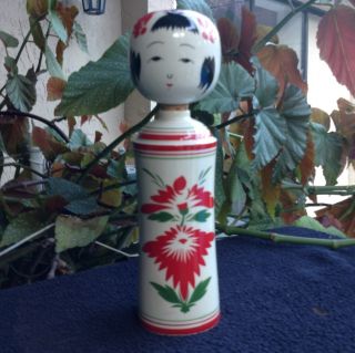 Vintage Asian Woman ' S Head Cork Sake/wine Bottle Handmade Signed Authentic photo