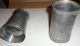 2 Antique Asian Pewter Tankard Steins With Engraved Dragons - Glasses & Cups photo 5