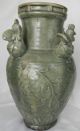 Yuan Dynasty Period Green Glazed Vase Vases photo 3