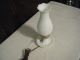 Vintage White Milk Glass Hobnail Pattern Boudoir Lamp Unique - Lamps photo 3