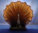 Antique Art Nouveau Peacock Metal Desk / Table Lamp - Art Deco Lamps photo 1