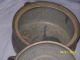 Up For Very Rare Large [stoneware Pot] & Lib 1850 Or Older Claw Handle Pots photo 4