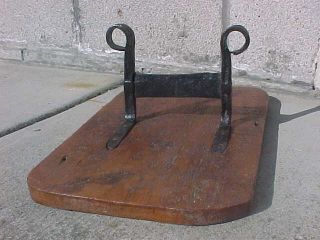 C.  1850 Wrought Iron Boot Scraper Joined Construction photo