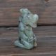 Fine Old Chinese Hetian Jade Carved Lucky Dragon People Decoration Carving Other photo 4