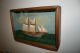 Antique Folk Art Ship Diorama Early Primitvevictorian Paint Small Size Folk Art photo 3