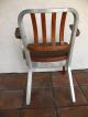 Shaw Walker Aluminum And Wood Armchair,  Early 1960 ' S Industrial Chair Post-1950 photo 1